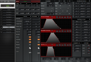 Click to display the E-MU Proteus/1 XR Preset Editor