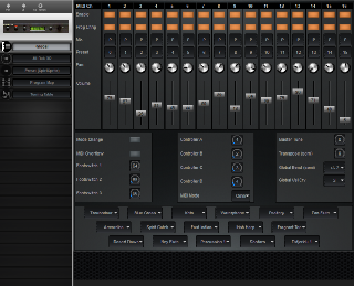 Click to display the E-MU Proteus/3 XR Global Editor