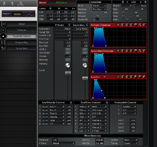 Click to display the E-MU Proteus FX Preset Editor
