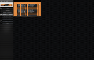 Click to display the E-MU XL-1 Preset Map Editor