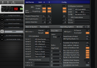 Click to display the Ensoniq DP/2 System Editor