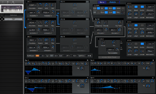 Click to display the Ensoniq ESQ-1 Patch Editor