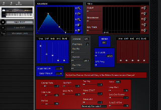 Click to display the Ensoniq Mirage+ MASOS Upper BOOT! Editor