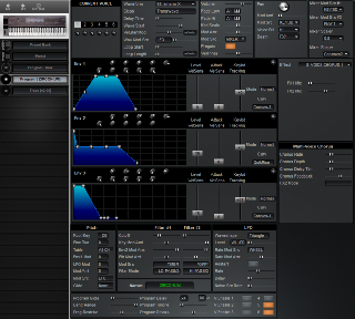 Click to display the Ensoniq SD 1 Program Editor