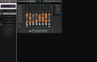 Click to display the Evolution EVS-1 Group Editor