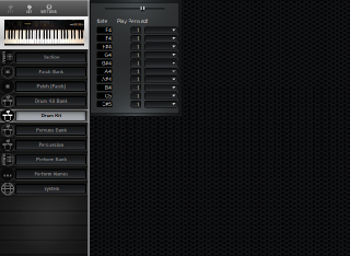 Click to display the Kawai K11 Drum Kit Editor