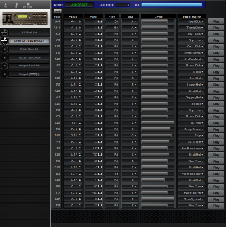 Click to display the Kawai XD-5 Drum Kit Editor