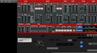Click to display the Kiwitechnics Kiwi-106 Patch Editor