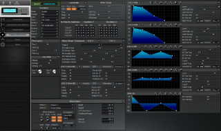 Click to display the Korg 01R/W Program Editor