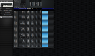 Click to display the Korg M1/R Global Editor