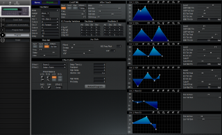 Click to display the Korg M1/R EX Program Editor