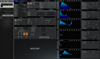 Click to display the Korg M1 Program Editor