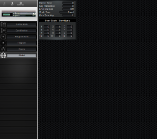 Click to display the Korg M3/R Global Editor