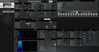 Click to display the Korg MS2000BR Program Editor