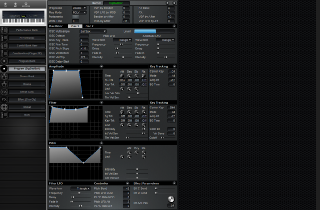 Click to display the Korg N1R Program Editor