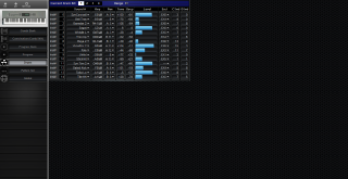 Click to display the Korg N364 Drums Editor