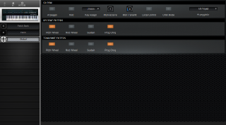 Click to display the Korg Polysix Global Editor