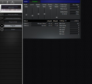 Click to display the Korg SG-ProX Program Editor