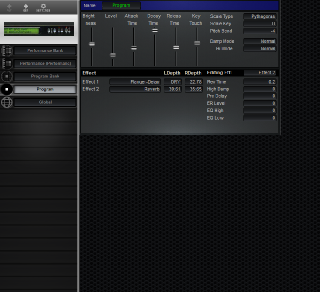 Click to display the Korg SG-Rack Program Editor