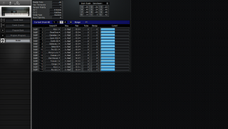 Click to display the Korg T1 Global Editor