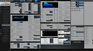Click to display the Korg Trinity V3 Program Editor