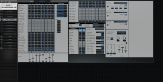 Click to display the Korg Triton LE 61 Combi Editor