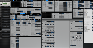 Click to display the Korg Triton Studio 76 Program (MOSS) Editor