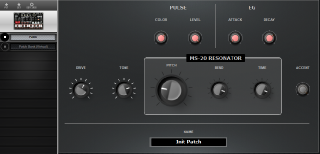 Click to display the Korg Volca Kick Patch Editor