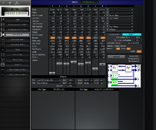 Click to display the Korg Wavestation Performance Editor
