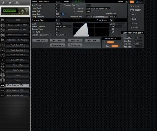 Click to display the Korg Wavestation A/D Wave Sequence RAM 1 Editor