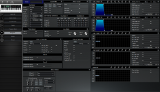 Click to display the Korg X5D Program Editor