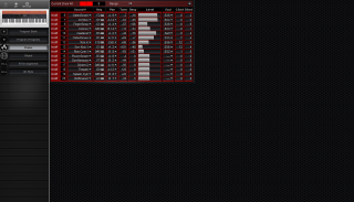Click to display the Korg i1 Drums Editor