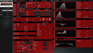 Click to display the Korg i1 Program Editor