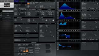 Click to display the Korg i5M Program Editor