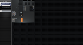 Click to display the Korg iS40 Global Editor