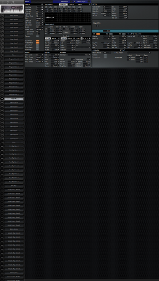 Click to display the Kurzweil K2000 RS Program Editor