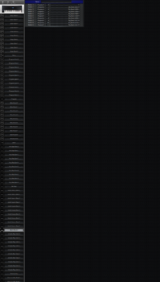 Click to display the Kurzweil K2500 Quick Access Editor