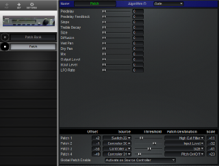 Click to display the Lexicon LXP-15 Patch -  Editor