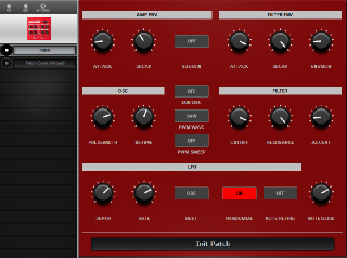Click to display the Meeblip Triode Patch Editor