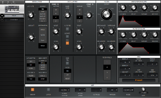 Click to display the Moog Little Phatty Preset Editor