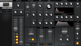 Click to display the Moog Minitaur Preset Editor