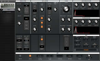Click to display the Moog Slim Phatty Preset Editor