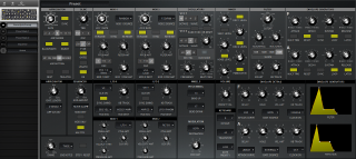Click to display the Moog Sub 37 Preset Editor