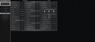 Click to display the Moog Sub 37 Tribute Global Editor