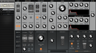Click to display the Moog Sub Phatty Preset Editor