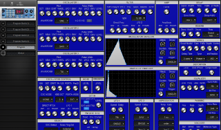Click to display the Novation A-Station Program Editor