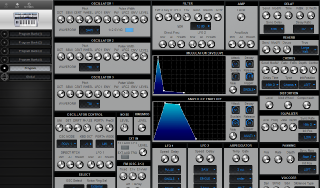 Click to display the Novation K-Station Program Editor