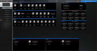 Click to display the Novation Peak Patch - EFFECTS / LFO 3 - 4 Editor