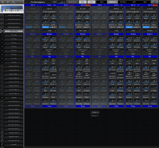 Click to display the Novation SN2 Pro-X Kbd Performance - Effects 1 Editor