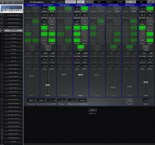 Click to display the Novation SN2 Pro-X Kbd Performance - Ext 1 Editor
